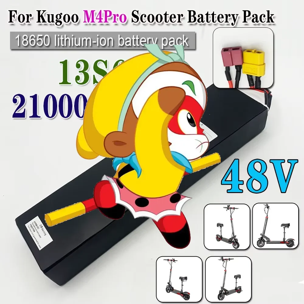 

Original battery For KUGOO M4 Pro Electric Scooter Battery 18650 13S6P Lithium-ion Battery Pack 48V 21Ah