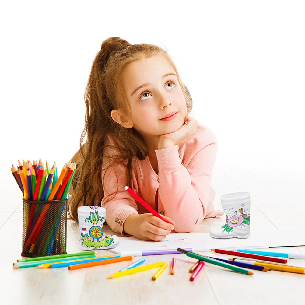 

Набор из 20 штук: Новогодние украшения-сапожки из пенопласта для декора елки, окон, образовательных художественных проектов