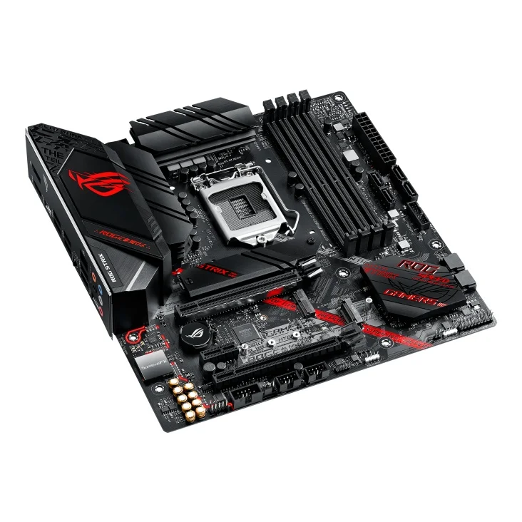 لوحة أم للألعاب ROG STRIX B460-G مجموعة شرائح B460 بسعة 128 جيجابايت DDR4 mATX مقبس LGA1200 لمعالجات Intel 10th Gen Core/Pentium Gold