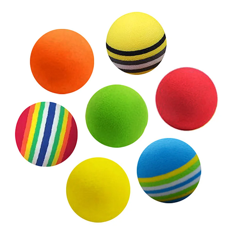 10PCS Practice Balls EVA Elastic Kids Balls for Training (Random Color) accessories ball toys