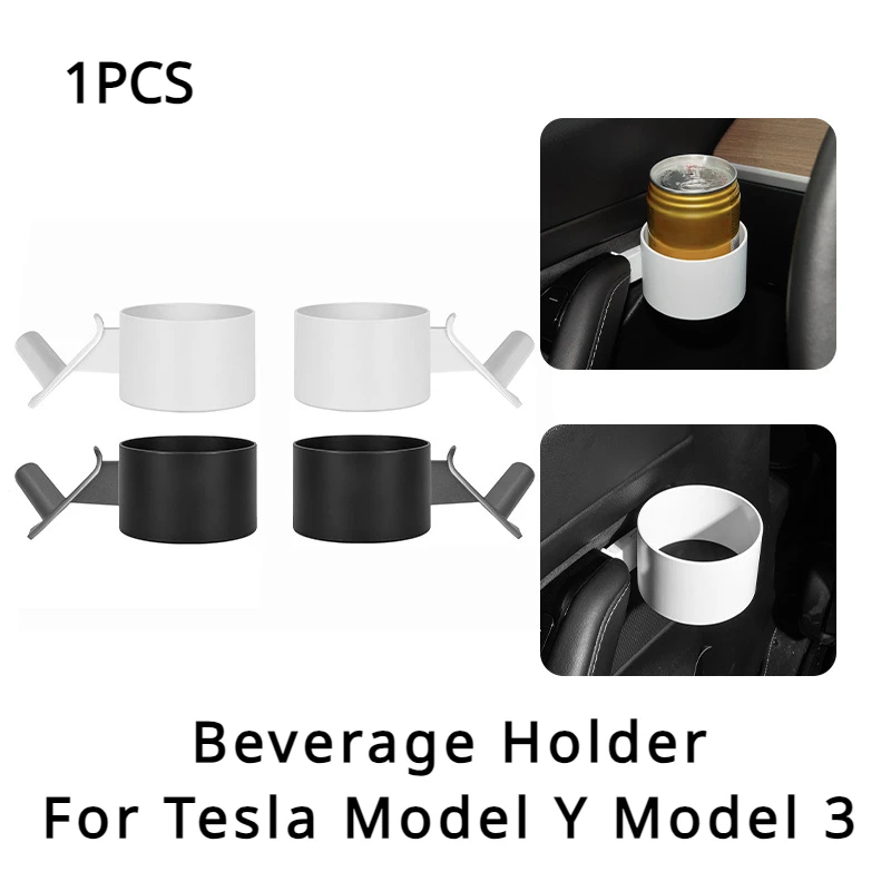 

Beverage Holder for Tesla Model Y Model 3 Drink Rack Limit Water Cup Holder Car Storage Box Ashtray Car Decoration Accessories