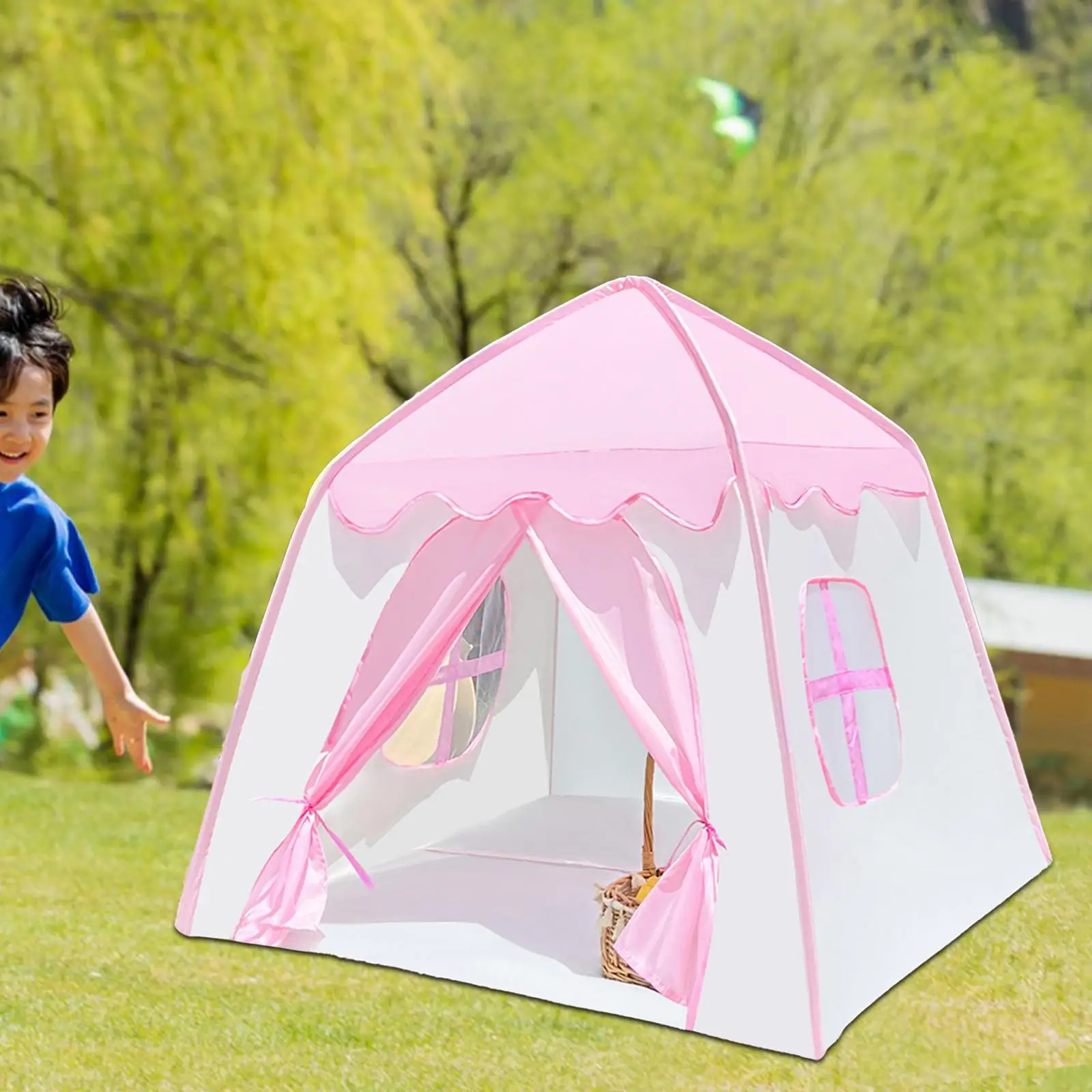 Play Tent for Children, Indoor Playhouse, Fácil de Limpar, Quarto para Crianças, Kids Tent, Princess Tent, Presente das Crianças