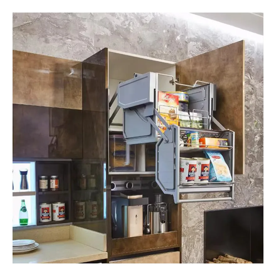 

Elevator Lifting Pull Basket Pull Down Basket Kitchen Cabinet Kitchen Lift System Cabinet Lift up and Down Pull Basket