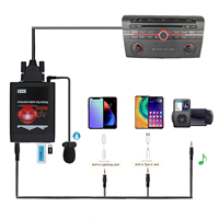 Moonet Bluetooth Car MP3 USB/AUX 3.5mm Adapter Stereo Hands Free Auto CD Adapter fit for Mazda3/5/6 MPV CX-7 RX-8 QX992