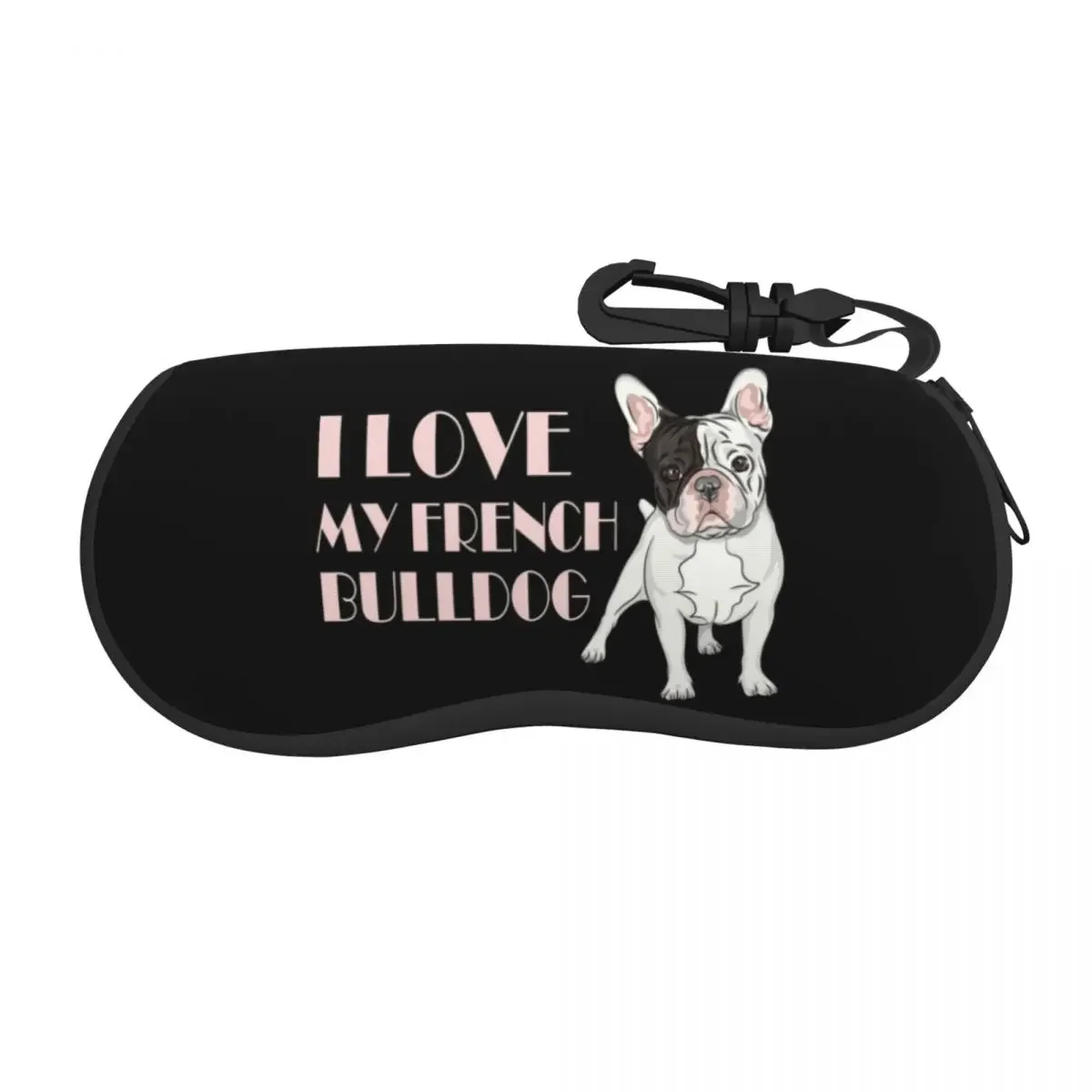 French Bulldog Eyeglass Glasses Case Men Women Soft Pet Puppy Dog Animal Frenchie Sunglasses Protective Box