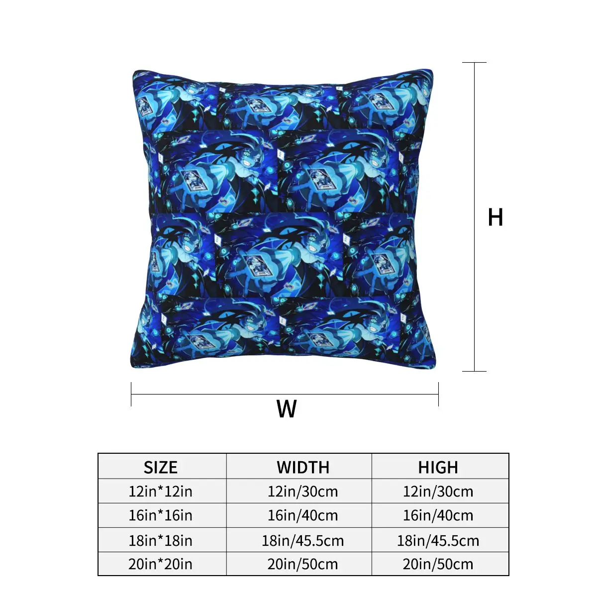 Shadow Milk Cookie Run Kingdom Game Square Pillowcase Cushion Cover Pillow Case Throw Pillow Cover for Home Sofa Living Room