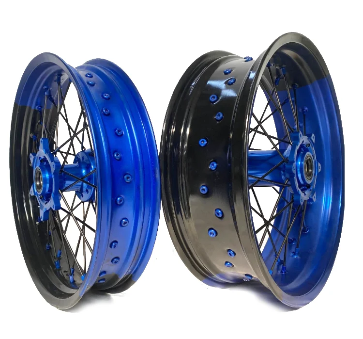 

Factory customize OEM type 17'' Supermoto Wheel Sets for YZ/YZF 250 450