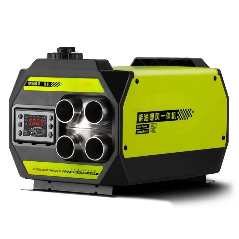 Calentador de coche RV 5KW 12V 24V, calentador de aire diésel todo en uno para estacionamiento con Control remoto para autocaravana y barco