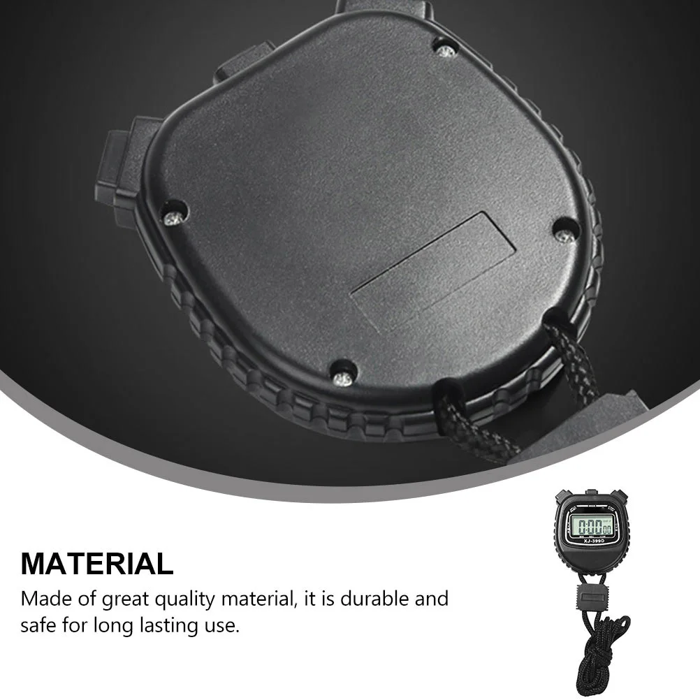 

Waterproof Stopwatch Match Timer H held Game ABS Durable Lightweight Practical Training Fitness Shaping