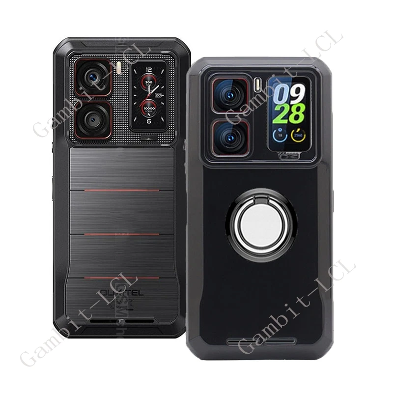 

For Oukitel WP300 6.78" 2025 WP 300 Back Ring Holder Bracket Phone Cover TPU Soft Silicone Case On OukitelWP300
