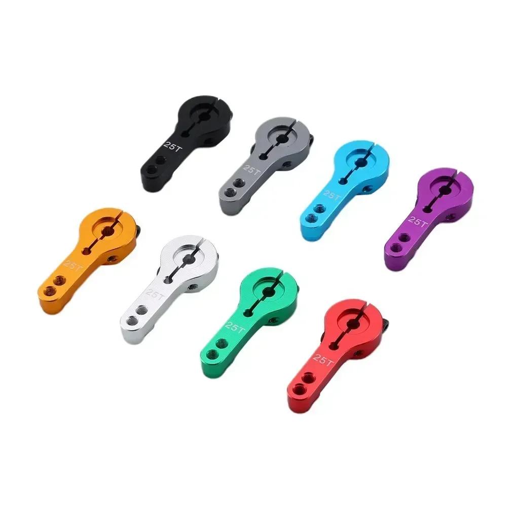 NEEBRC سبائك الألومنيوم 25T M3 ذراع مؤازر التوجيه لسيارة RC قارب زاحف روبوت MN TRX4M Wltoys 12 كجم 2 كجم 23 كجم 21 جرام 7 كجم أجزاء مؤازرة