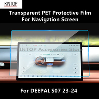 For DEEPAL S07 23-24 Navigation Screen Transparent PET Protective Film Anti-scratch Accessories Refit