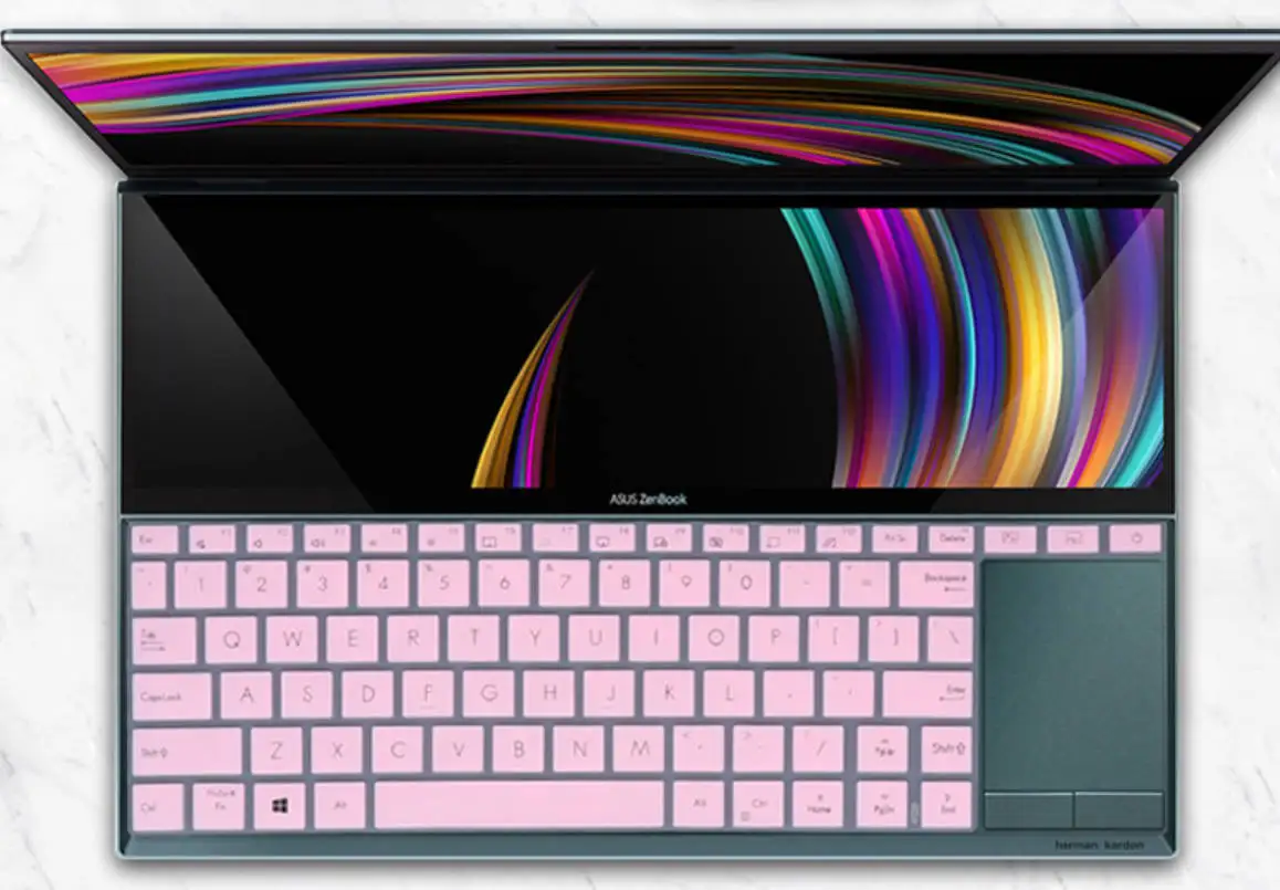 For Asus Zenbook Pro 14 Duo OLED UX8402 2022 UX 8402 14 inch  laptop Keyboard Cover skin Protector