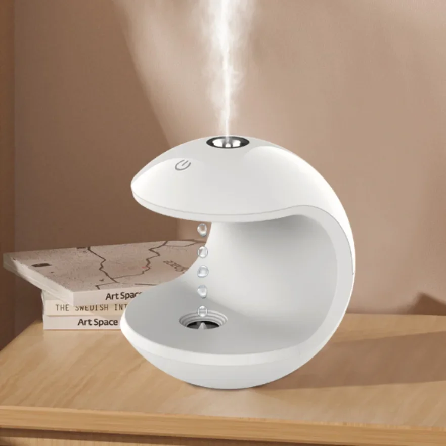 Household Humidificador 7 Colorful Led light Cool Mist Anti Gravity Water Droplets Air Humidifier for Bedroom Office