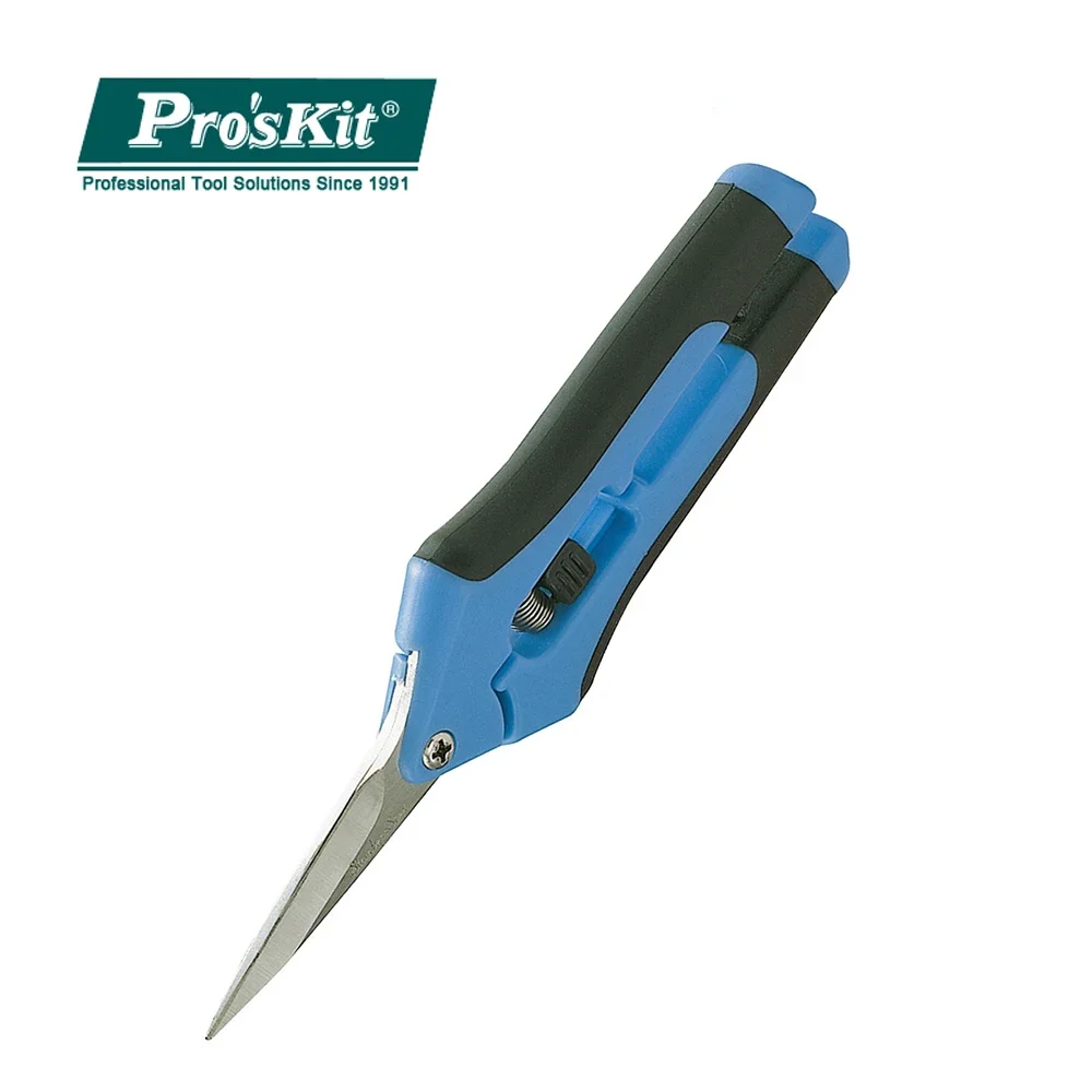 Pro'sKit-tijeras eléctricas de acero inoxidable para jardinería, tijeras multifunción de alta calidad, corte afilado, 8PK-SR005