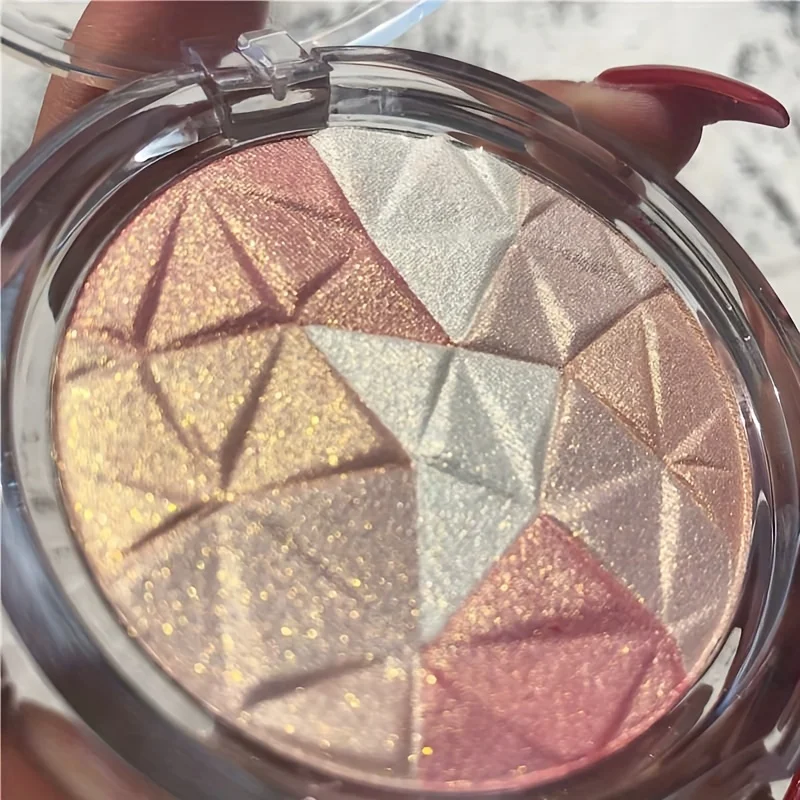 Makeup Highlighter Palette Bronzer Highlight Shimmer Glitter Face Ultra-concentrated Illuminator Body Glitter Brighten Skin