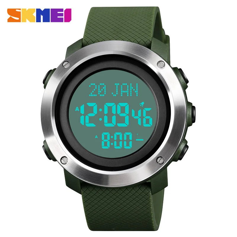 전자 시계 방수 발광 다기능 스포츠 시계 전용 Skmeimen 전자 시계