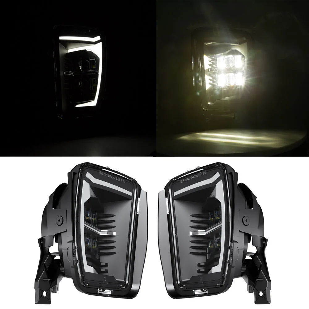 Pair For Dodge Ram 1500 2013 2014 2015 2016 2017 2018 Fog Lamps Waterproof Front Bumper Driving Lamps 68104821AC 68104820AC