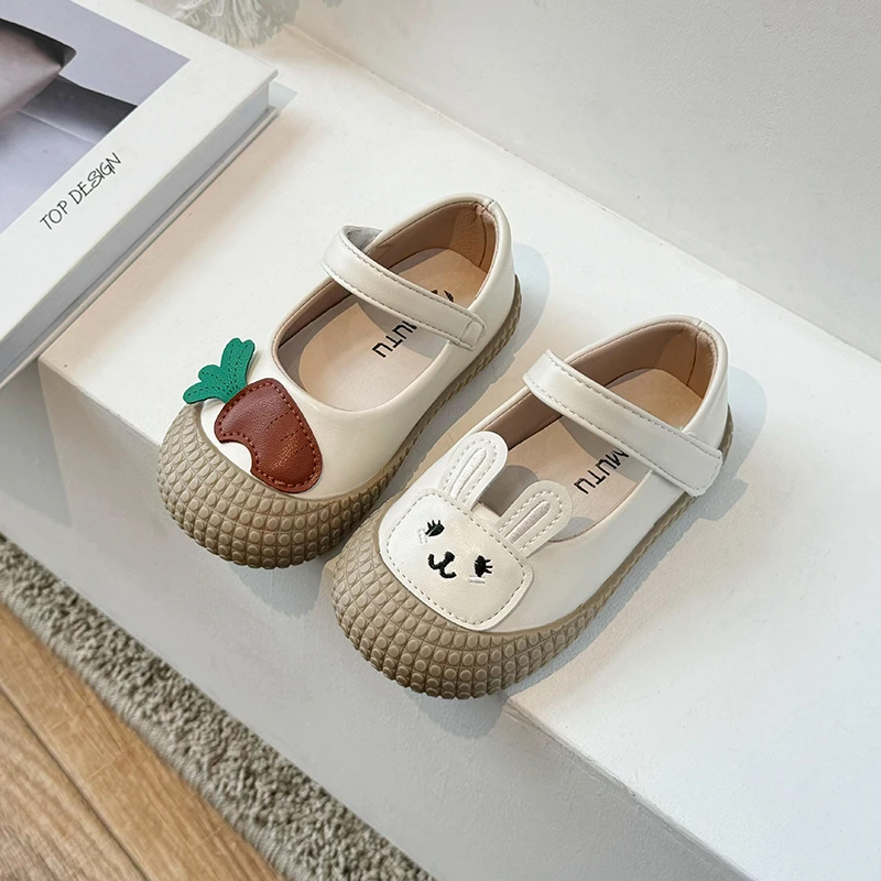 

Baby Mary Janes Cartoon Bunny Little Children Funny Cover Toe Comfortable Kids Shoes Shoes for Girls