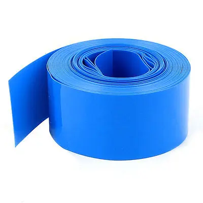 33ft 10M Length 23mm Blue PVC Heat Shrinkable Tubing Wrap for 1 x AA Battery