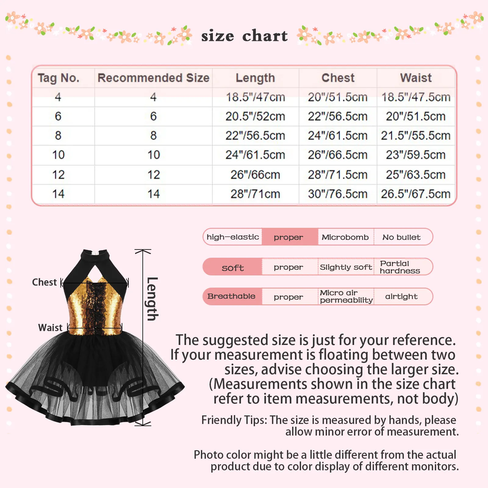 Kids Girls Sparkly Sequins Bowknot Ballet Dance Tutu Dress Gymnastics Leotard Ballerina Competition Stage Performance Costume