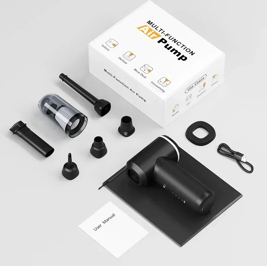 Xiaomi New 6 in1 Blower violento Mini Turbo Jet Fan motore Brushless portatile 950000 RPM velocità del vento 95 m/s ventagli per condotti aspirapolvere