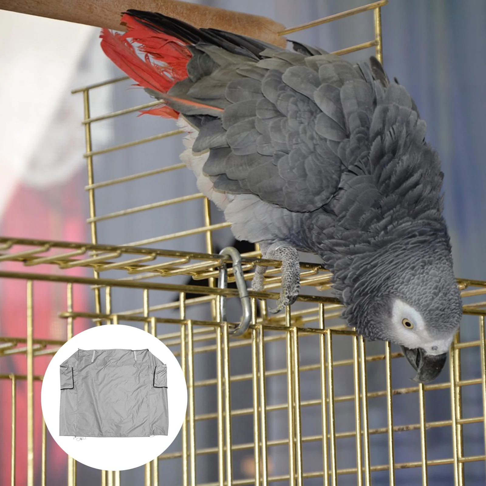 

Bird Cage Cover Outdoor Waterproof Sunshade Yard Parrot Cage Protective Rainshed Cover Protective Rainshed Yard Shield