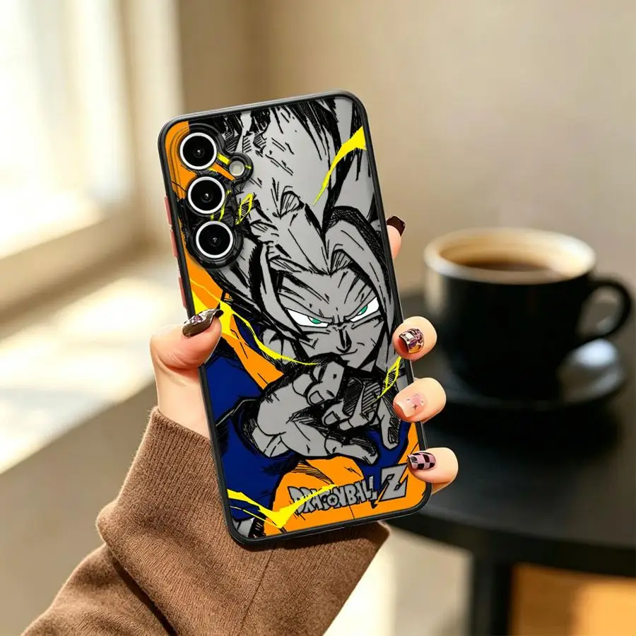 Case for Samsung Galaxy A54 A17 A35 A53 A73 A33 A16 A15 A52S A72 A56 A55 A34 A36 A14 A23 Phone Cover D-Dragons B-Balls