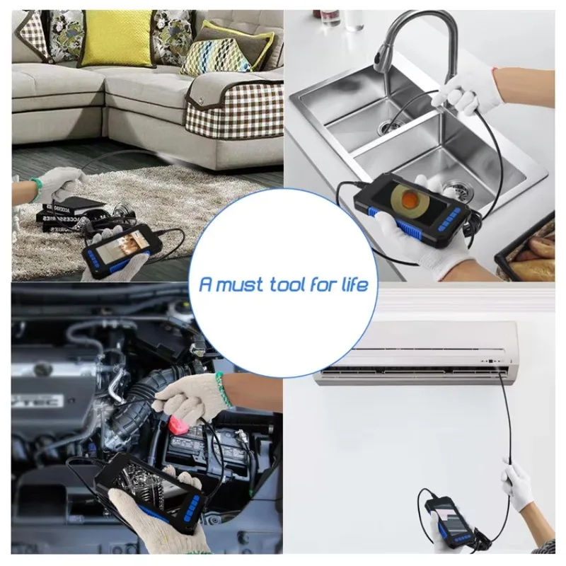 صناعة المنظار كاميرا منظار مزوّد بمنافذ USB كاميرا فحص الأنابيب 8 مللي متر عدسة أداة تشخيصية Borescope الصناعية #3