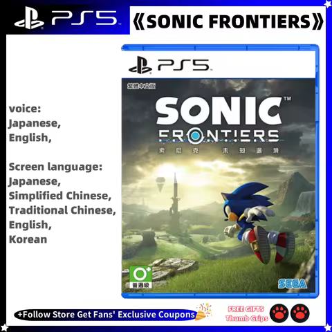 Sony Genuine Licensed Brand New Playstation 5 PS5 Sonic Frontiers Game CD Game Card Ps5 Playstation5 Games Disks Sonic Frontiers