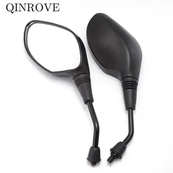 Motorcycle Accessories ABS Rearview Mirrors 8 10mm Universal Black Mirror For Yamaha XMAX 300 400 NMAX 155 Piaggio MP3 Sprint