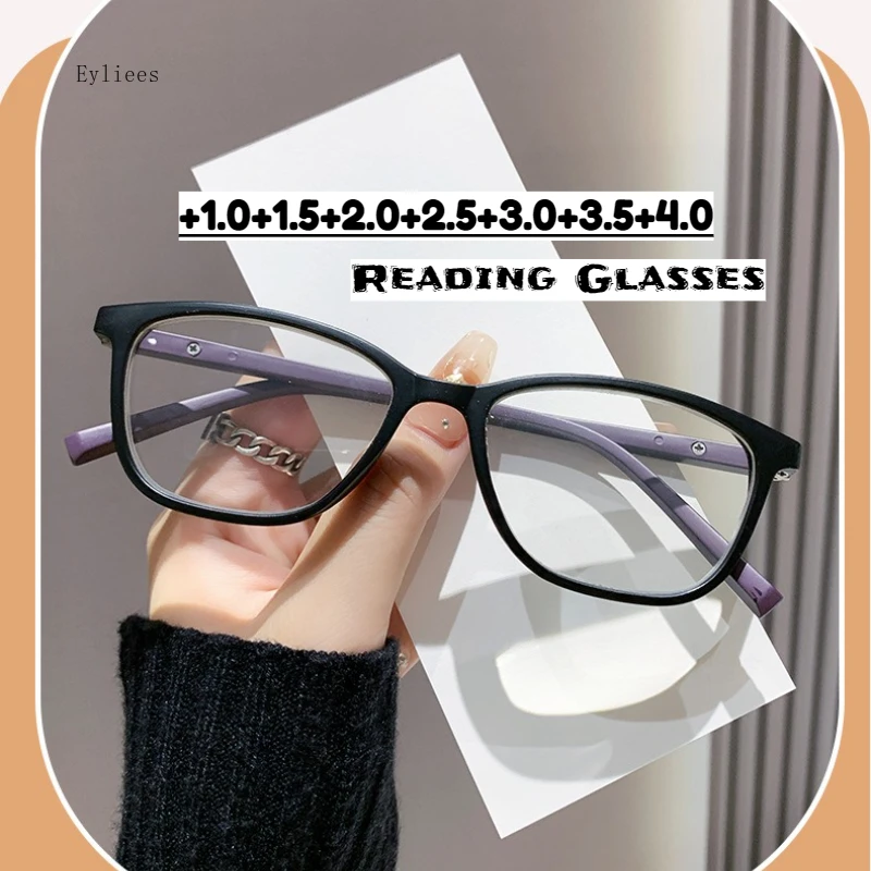

Trending Blue Light Blocking Reading Glasses For Women 2025 Fashion Cat Eye Prescription Eyeglasses Men Ultralight TR90 очки