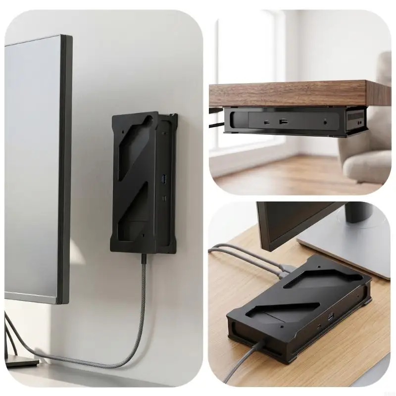 Under Desk Dock Mount for WD19 Series Docks, Acrylic Holder Stand 83CF