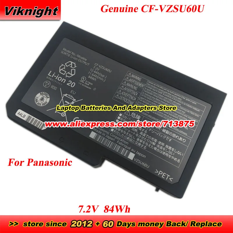

Genuine CF-VZSU60U Battery 7.2V 84Wh for Panasonic CF-S8 CF-S9 CF-S10 CF-N8 CF-N9 CF-N10 N10 S10 Laptop CF-VZSU60AJS CF-VZSU64U