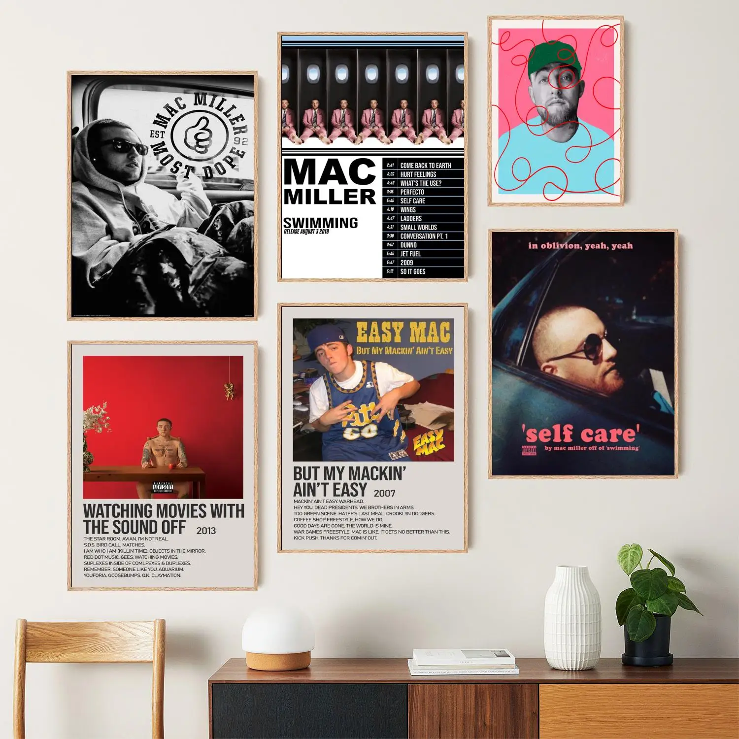 mac miller album Canvas Art Poster and Wall Art, Picture Print, Modern Family Bedroom Decor