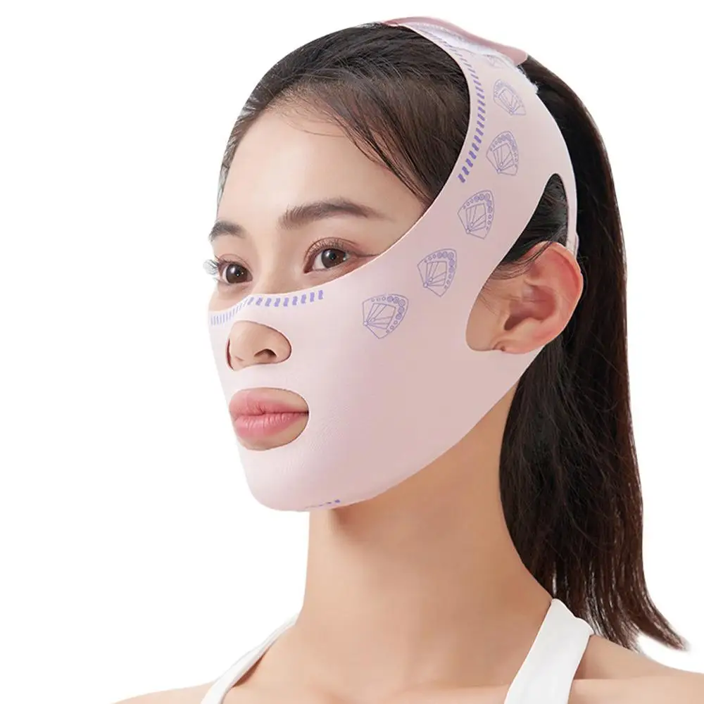 Chin and Cheek Slimming Bandage V-Sculpting Strap V-Line Lifting Mask Face Lifting Anti-Wrinkle Strap Decollete Free Day & Night