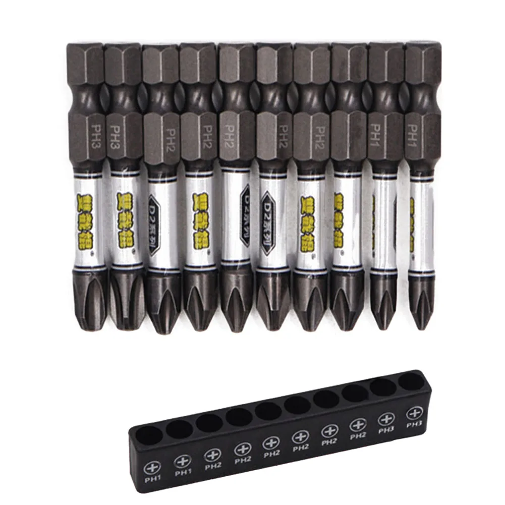 1/4 Screwdriver Bit Set Magnetic Impact Cross Hexagonal Torx With Bit Holder For Socket Switch Power Universal Screwdriver Tool