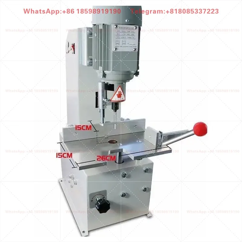Single Spindle Electric Paper Drilling Device One Hole Design for Stacked Paper Drilling Office Document Finishing Binding