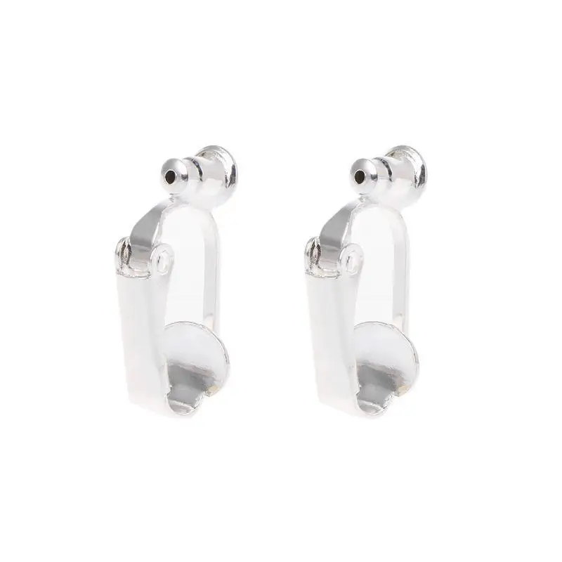 A52E Clip-on-Ohrring-Konverter, sicherer, hypoallergener, sicherer Ohrring-Clip, kein Ausbleichen, Komponenten für die – Detail 4