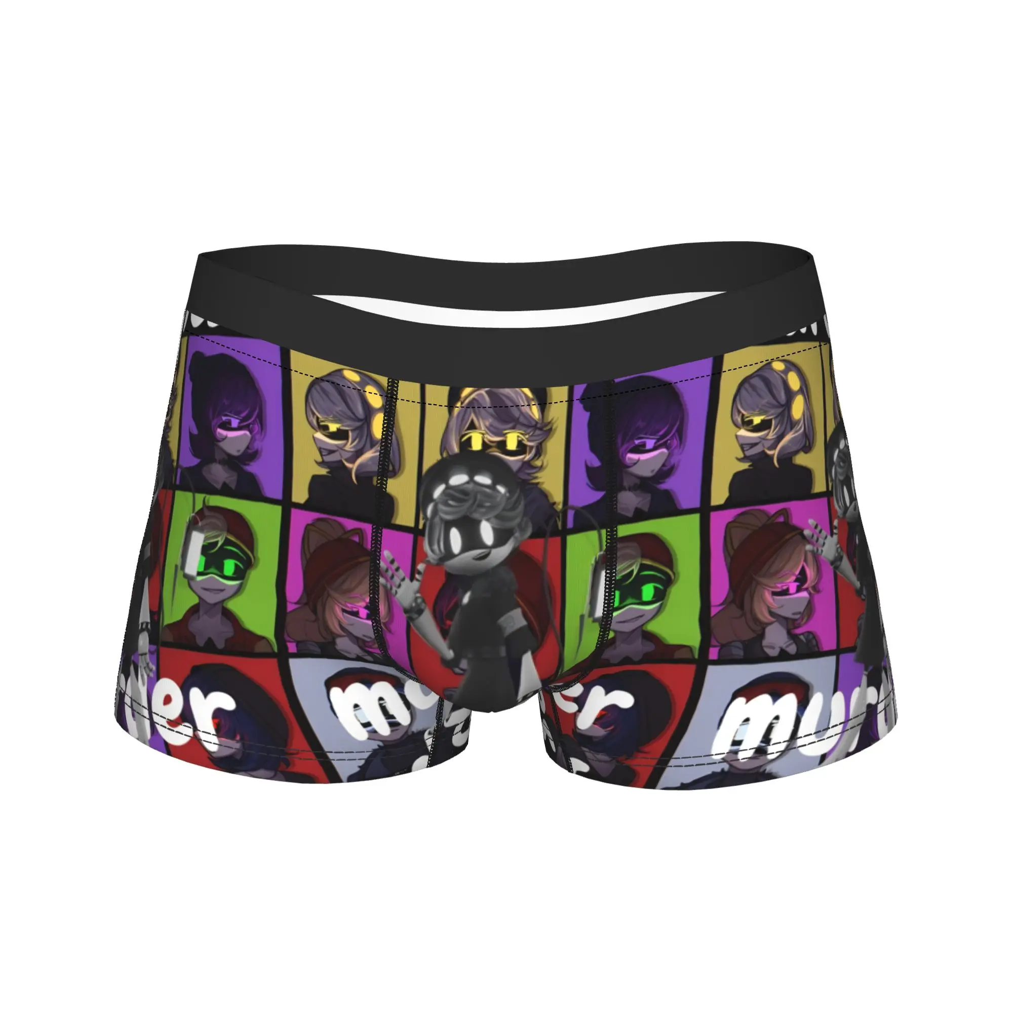 

Мужские трусы-боксеры Murder Drones, оригинальный дизайн, горячая распродажа, большие размеры 2XL