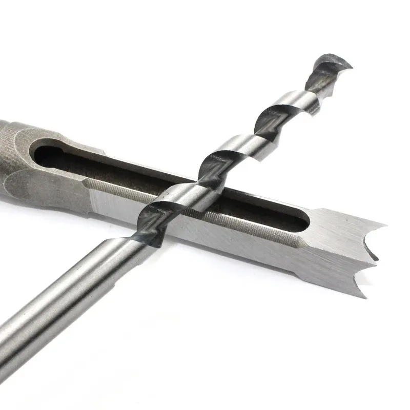 Покер для сверла с квадратными отверстиями, столярные сверла, набор сверл из шифона, мебель «сделай сам», столярные изделия с квадратным сверлом Покер для сверла с квадратными отверстиями, столярные сверла, набор сверл из шифона, мебель «сделай сам», столярные изделия с квадратным сверлом