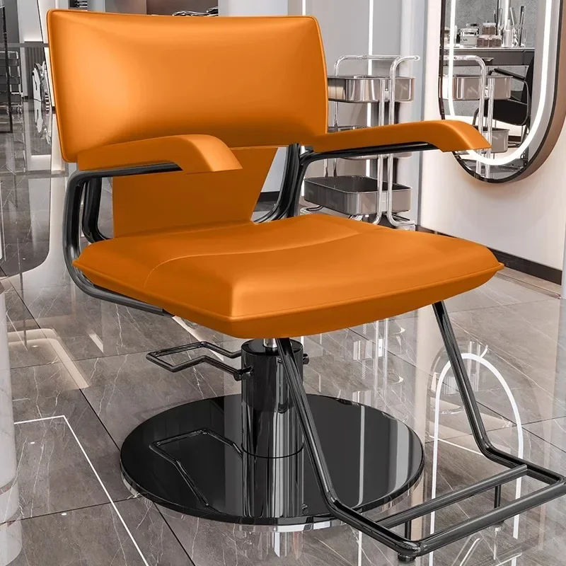 

Beauty Trendy Chairs Equipment Barbershop Ergonomic Salon Chair Exquisite Swivel Styling Professional Hairdressing Armchairs