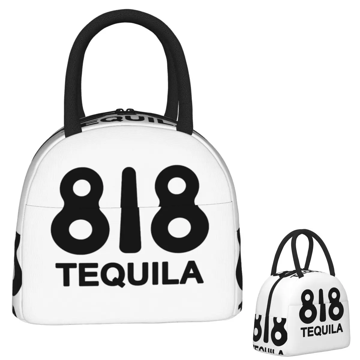 818 Merch 818 Tequila Logo Sac à déjeuner isotherme pour femmes et enfants, boîtes alimentaires étanches, sac fourre-tout thermique pour boîte à déjeuner