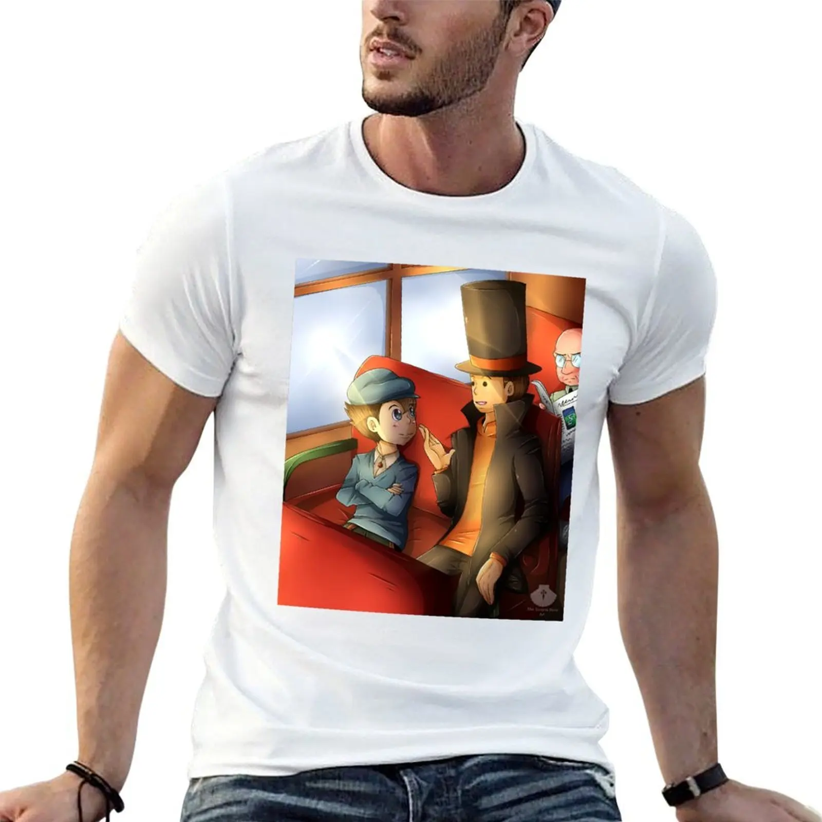 

Professor Layton T-Shirt man t shirts cotton t shirts designer T-Shirt