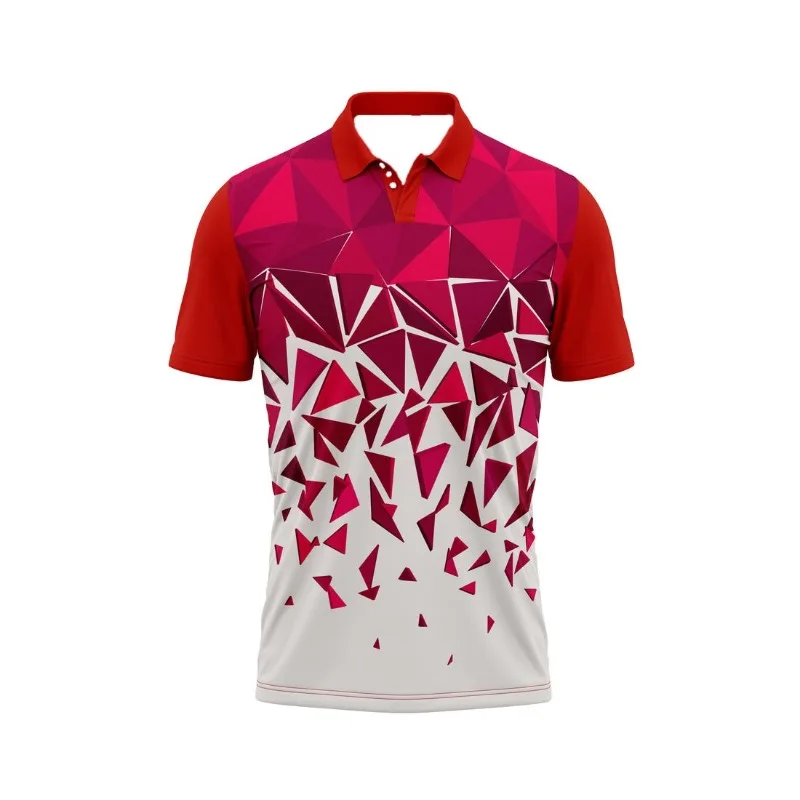 

Summer Men's Cycling 3D Printed Quick Drying T-shirt, Short Sleeved Polo Shirt with Full Printed Pattern, Football Sports Shirt