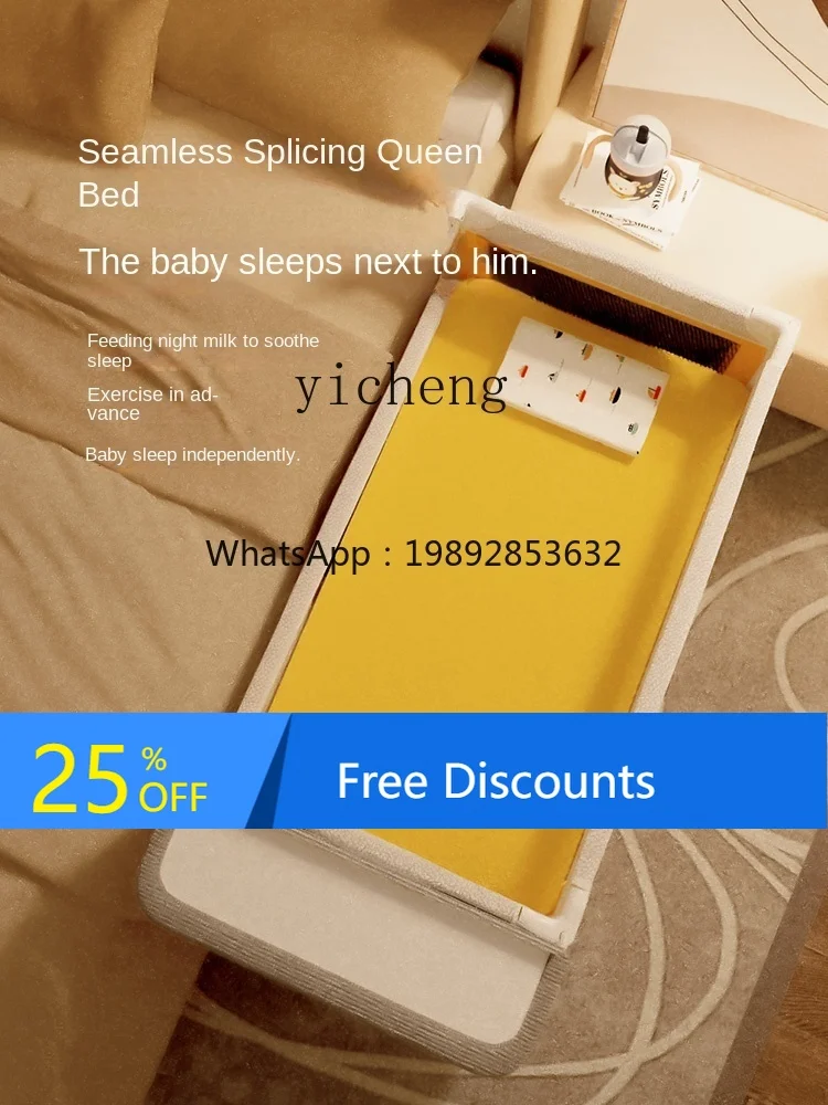 AG سرير أطفال بخياطة عجلات متحركة محمولة قابلة للطي #1