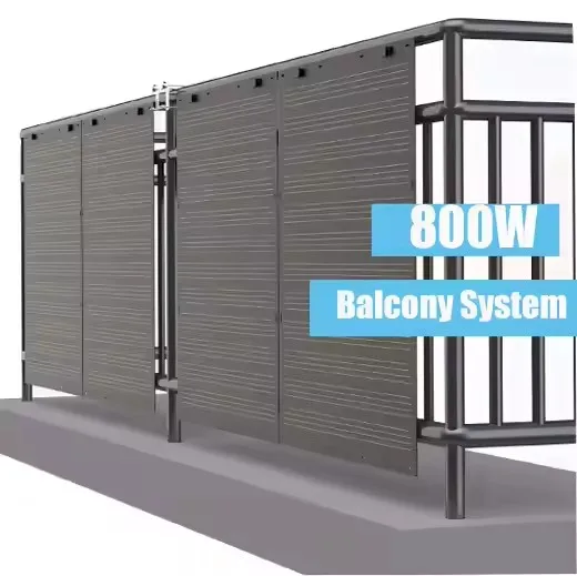 Plug And Play  SystemBalcony Power Plant 600W 700W 800W 1000W 1200W On Grid  System With Micro Inverterhybrid Inverter