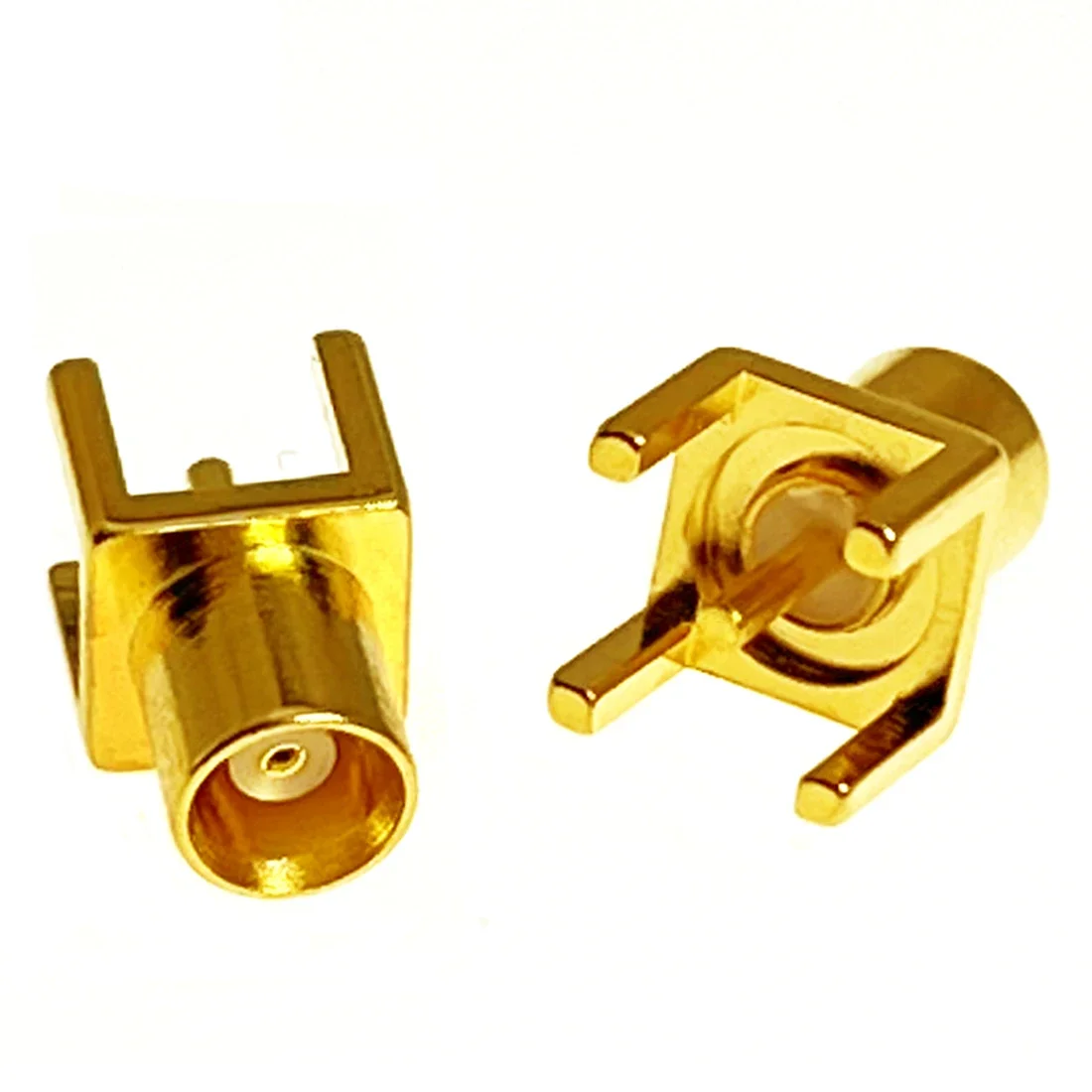 MCX Female Jack RF Coax Connector PCB Mount  Straight Goldplated  NEW Wholesale Wire Terminal