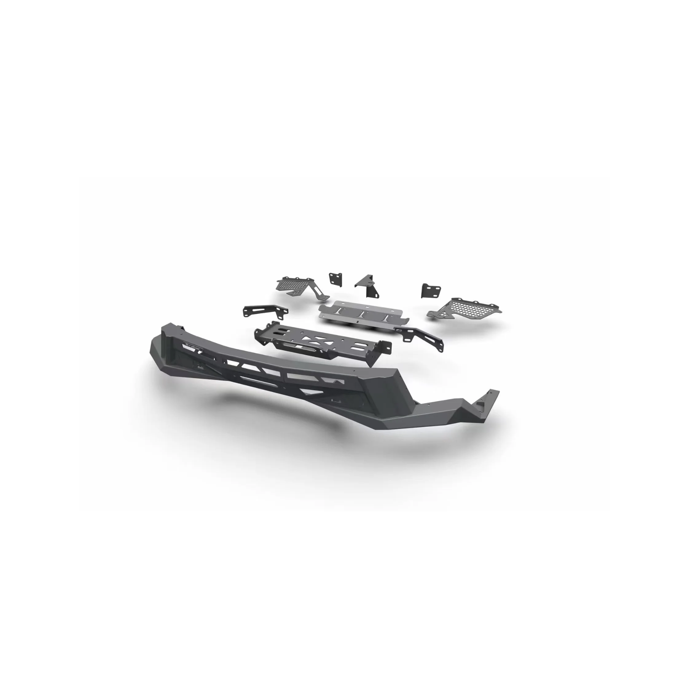 

NEW Good Quality Offroad Accessories Front Bumper for LEXUS LX570 Aluminum 4mm Inner/carbon Steel 3mm Inner