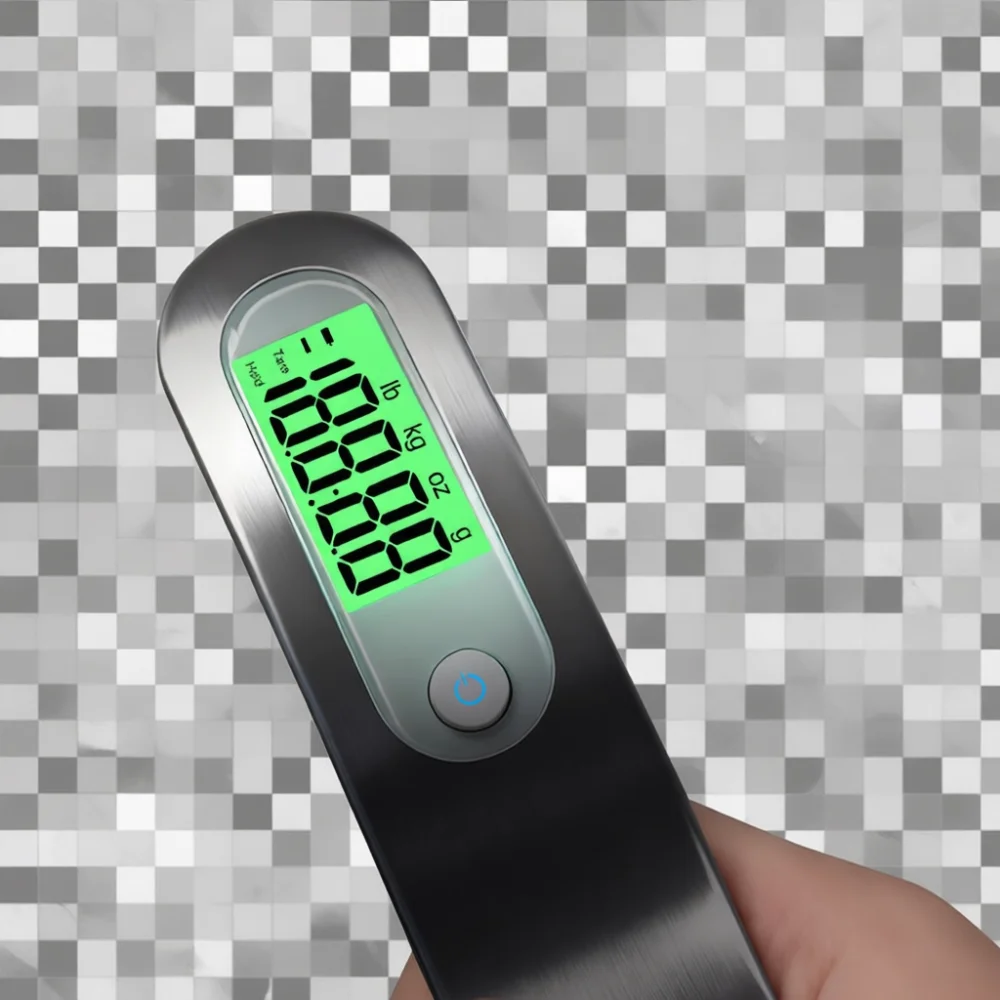 50kg Digital Hanging Scale Electronic Portable Balance For Travel Suitcase Weight Accurate Measuring Handle Hook Gadget